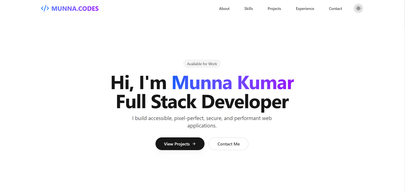 Portfolio screenshot 1