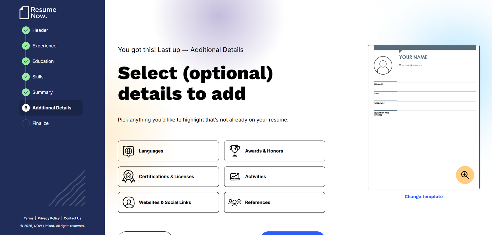 Resume Builder screenshot 3